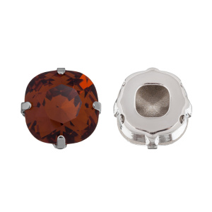 Кристалл в оправе 4470C 14 мм Crystalbird - Topaz (#203), родий, 1 шт. (#CBCS-0068)