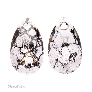 6106 подвеска Pear Shaped 16mm - Black Patina (#001BLAPA)