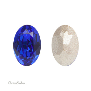 Swarovski 4120 Овал 6х4 мм, величественный синий (#296), 1 шт.