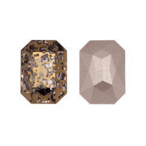 Crystalbird 4627 Октагон 10x14 мм, золотая патина (#001GP), уп. 4 шт.