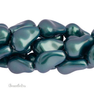 Жемчуг барочный капля 16 мм #5843 Iridescent Tahitian Look (#2004)