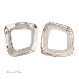 Swarovski 4437 Космик Квадрат 20 мм, серебристая дымка (#001SSHA), 1 шт.