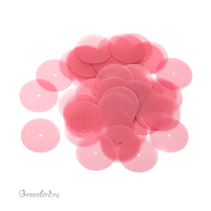 Пайетки 16мм плоские Rosa Fucsia (#396F)