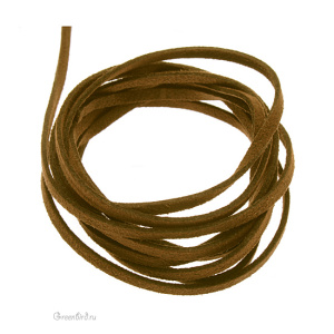 Шнур Ultrasuede 3 мм Brown (BR) Шнур Ultrasuede 3 мм Brown (BR)