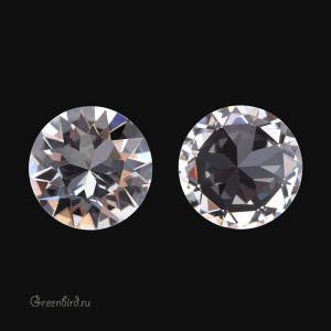 1088 Chaton SS39 – Crystal (#001UNFOILED)