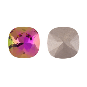 Crystalbird 4470 Кушон 12x12 мм, витражный розовый (#001VR), 1 шт.