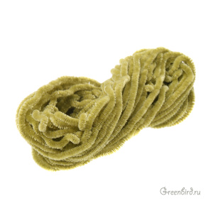 Шелковая синель AVAS, светл. оливин 1 метр (#2123)