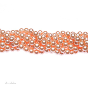 Swarovski 5810 Жемчуг 6 мм, персиковый (#300), уп. 20 шт.