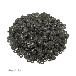 Пайетки 3мм чаша Verde Oliva (#7244)