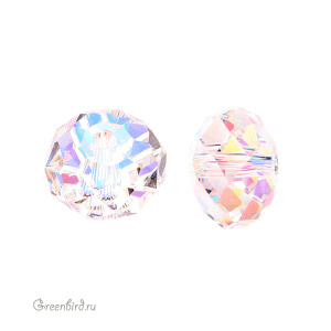 Swarovski 5040 Бусина Бриолетт 8х5 мм, прозрачный радужный (#001AB), 1 шт.