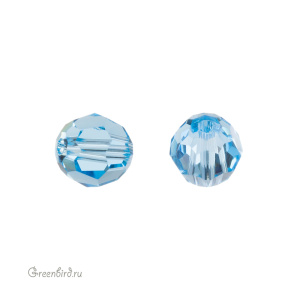 Swarovski 5000 Бусина круглая 5 мм, аквамарин (#202), 1 шт.