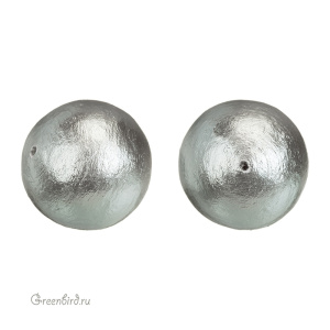 Хлопковый жемчуг 25 мм, Grey, 1 шт. (#CTP001-25-Grey)