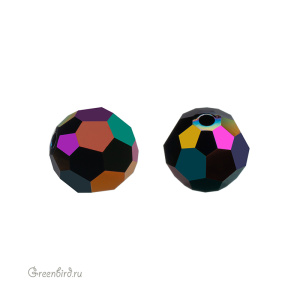 Swarovski 5000 Бусина круглая 8 мм, черный астральный розовый (#280API), 1 шт.