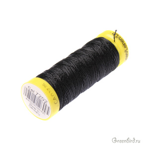 Нить льняная Gutermann, черный (#7202)
