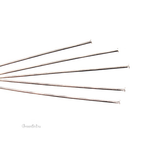 Пины 38 мм, серебро, 144 шт. (#HDP02915SP)