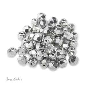 Fire Polished 6 мм, 13 гр (#27000CR)