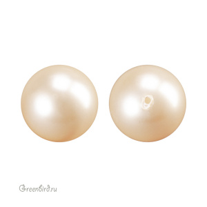 Жемчуг полупросверленный 12мм #5818 Light Gold (#539)