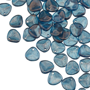 Rose Petals 8x7mm, Azurite, 10 гр (#29266CR)