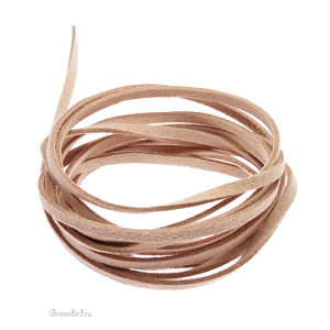 Шнур Ultrasuede 3 мм Natural (NA) Шнур Ultrasuede 3 мм Natural (NA)
