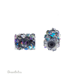 Swarovski 5951 Бусина Файн Рокс 8 мм, райское сияние (#001PARSH), 1 шт.