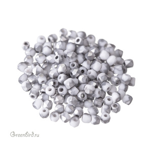 Fire Polish True 2 мм, Chalk White Labrador Matted (#03000/270712671)