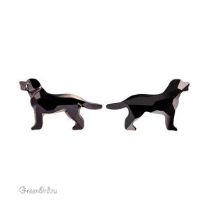 4012 Labrador Fancy Stone 28,2x17,8 мм – Jet Nut (#280NUT)