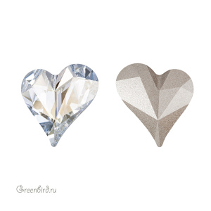 4809 Asymmetrical Heart Fancy Stone 17x15,5 мм – Blue Shade (#001BLSH)