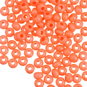 Czech 6/0, непрозрачный, Coral (#09351)