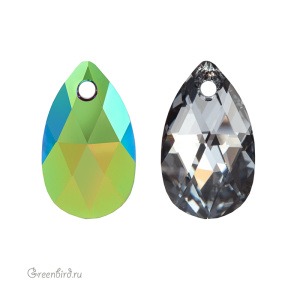 6106 подвеска Pear Shaped 16mm – Scarabaeus Green (#001SCGR) 6106 подвеска Pear Shaped 16mm – Scarabaeus Green (#001SCGR)