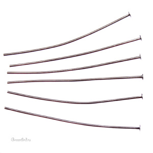 Пины 38 мм, темный металл, 144 шт. (#HDP02915BO)