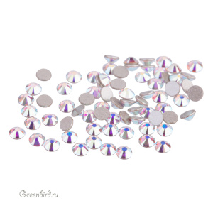Swarovski 2058 Клеевые стразы круглые SS8, прозрачный радужный (#001AB), уп. 72 шт.