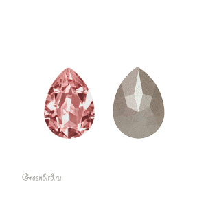 4320 Pear Fancy Stone 14х10 мм – Vintage Rose (#319)