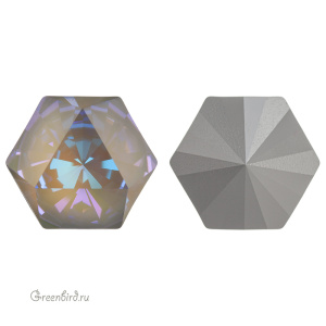 4699 Prismatic Hexagon Fancy Stone 20x22,9 мм – Serene Gray DeLite (#001L150D)