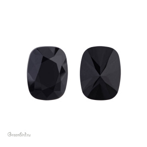 4568 Cushion Fancy Stone 8х6 мм – Jet (#280)