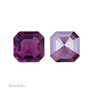Swarovski 4480 Империал 8 мм, аметист сияющий (#204IGNIT), 1 шт.