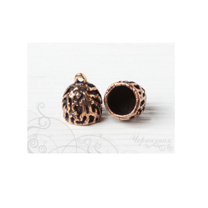 Концевик, ант. бронза, 1 шт. (#2934)