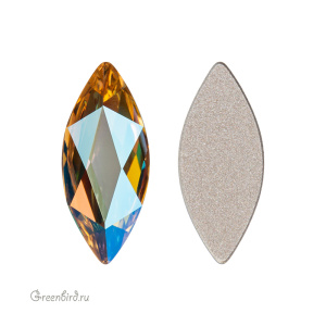 Swarovski 2201 Клеевые стразы Маркиз 14х6 мм, шелк с мерцанием (#391SHIM), 1 шт.