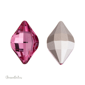 4230 Lemon Fancy Stone 23х15 мм – Rose Foiled (#209)