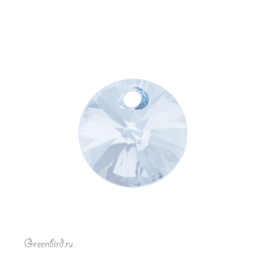 Swarovski 6428 подвеска Мини Диск 8 мм, голубая дымка (#001BLSH), 1 шт.
