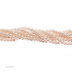 Swarovski 5810 Жемчуг 3 мм, кремово-розовый (#621), уп. 50 шт.