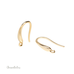 Швензы-крючки, золото, пара (#SV1701-1228)