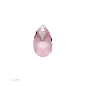 Swarovski 6106 подвеска Капля 16 мм, светло-розовый (#223), 1 шт.