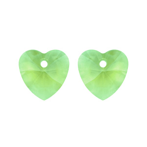 Crystalbird 6228C подвеска Heart 10 мм – Peridot (#214), 1 шт. (#CBPN-0045)