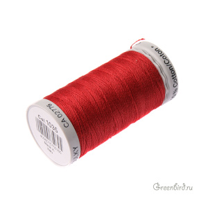 Нить Gutermann для вязания Cotton 12, темный бургунди (#1035)
