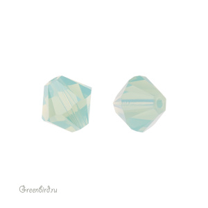 Swarovski 5328 Биконус 8 мм, пасифик опал (#390), 1 шт.