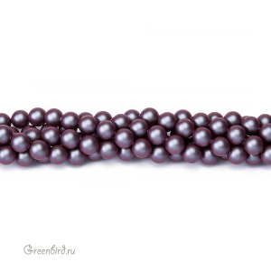 Swarovski 5810 Жемчуг 8 мм, иризирующий красный (#947), уп. 20 шт.