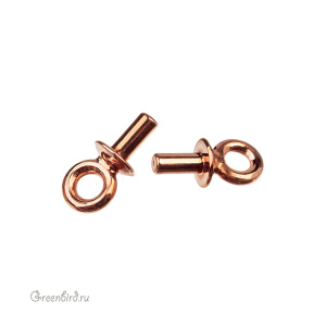 65M002 Компонент для вклеивания Classic Cap 3,5 мм, розовое золото, 1 шт.
