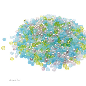Бисер японский круглый MIYUKI Round 11/0, микс Serenity (#MIX08), 10 г
