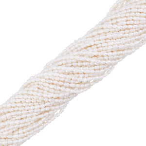 Жемчуг пресноводный "Рис" 5х3 мм, светлый, нить (#CN-PR013)