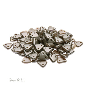 CzechMates Triangle 6мм, Grey/Brown, 10 гр (#25005AL)